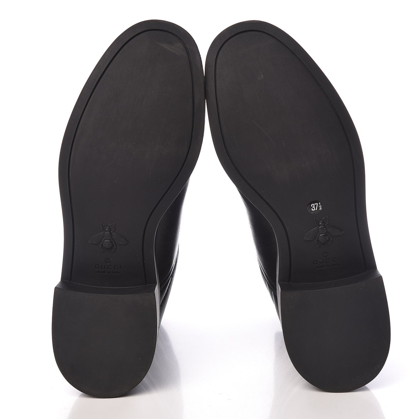 Nappa Matelasse Ankle Boots 37.5 Black