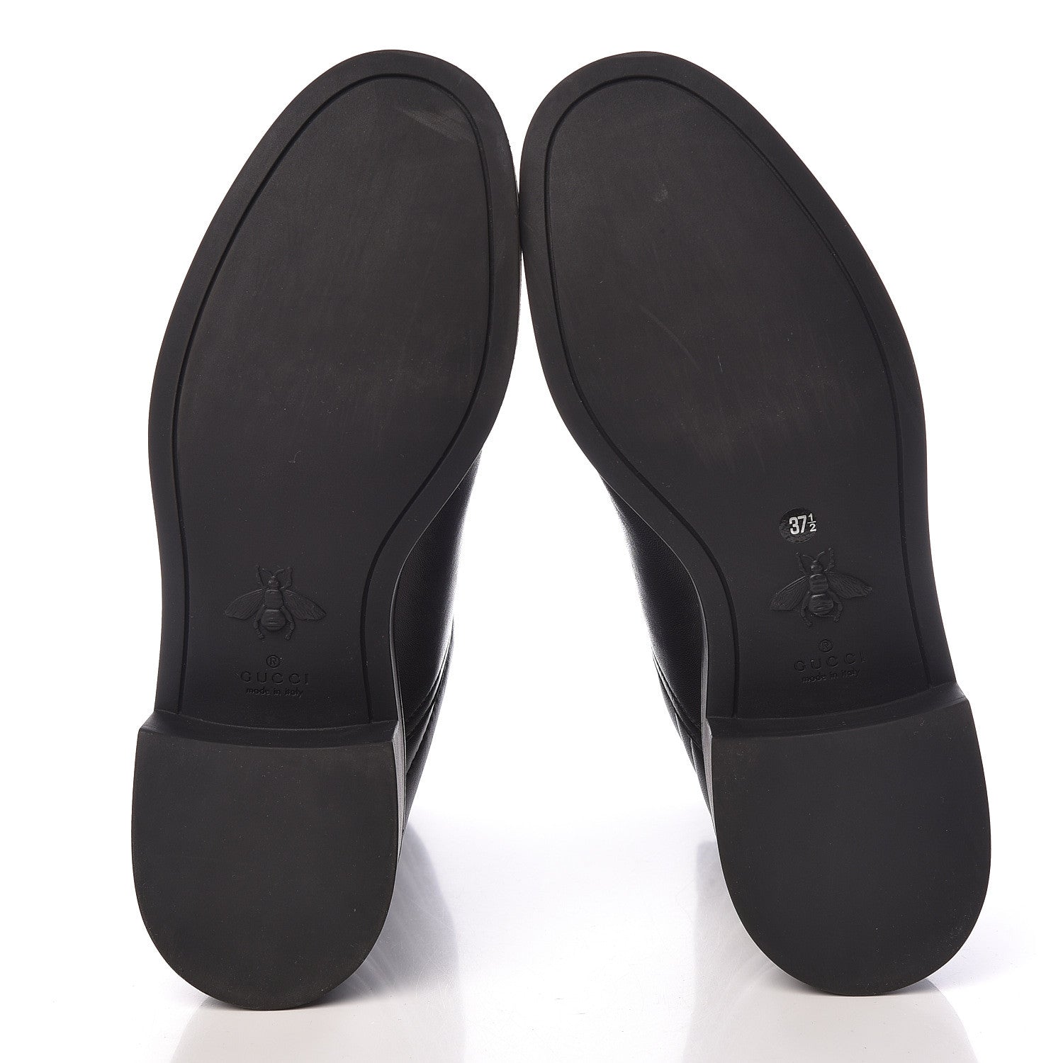 Gucci Nappa Matelasse Ankle Boots 37.5 Black 9 of 14