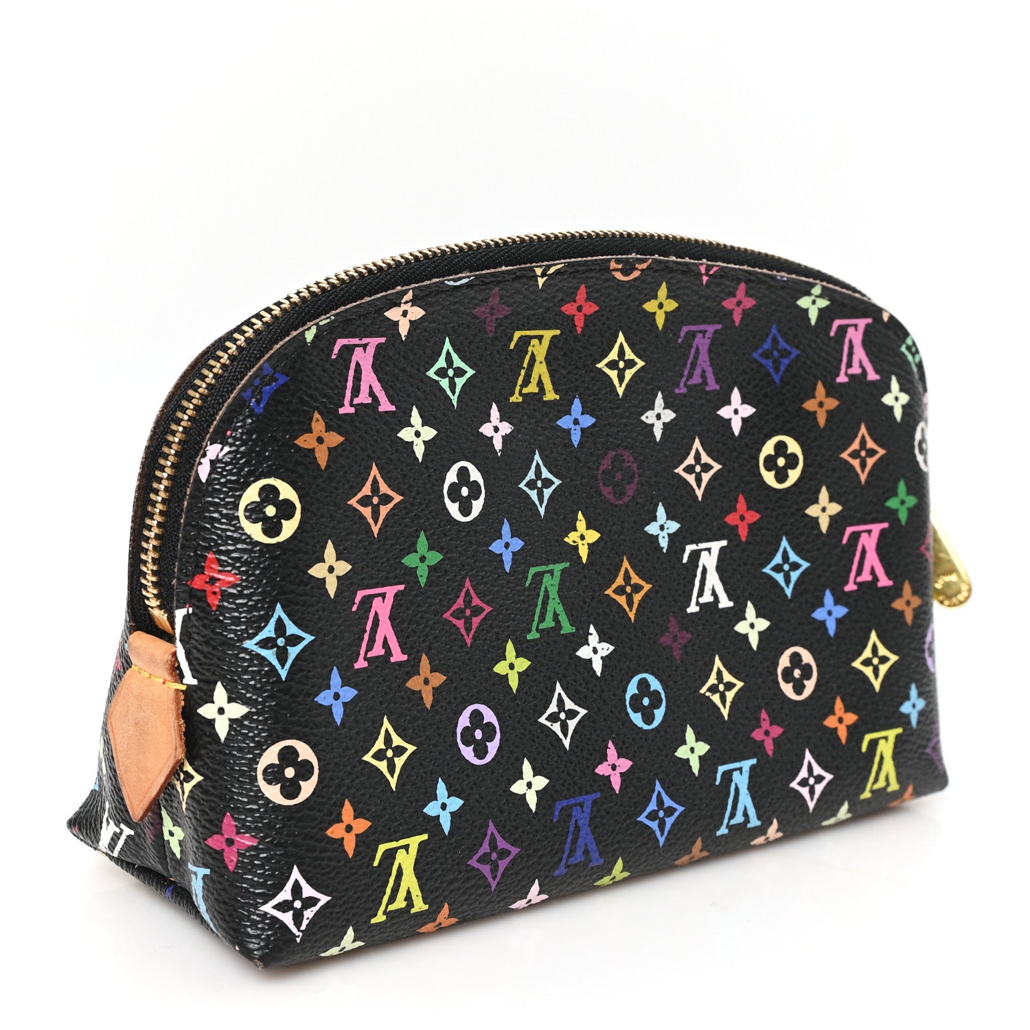 Louis Vuitton Monogram Multicolor Cosmetic Pouch Black Grenade 3 of 7