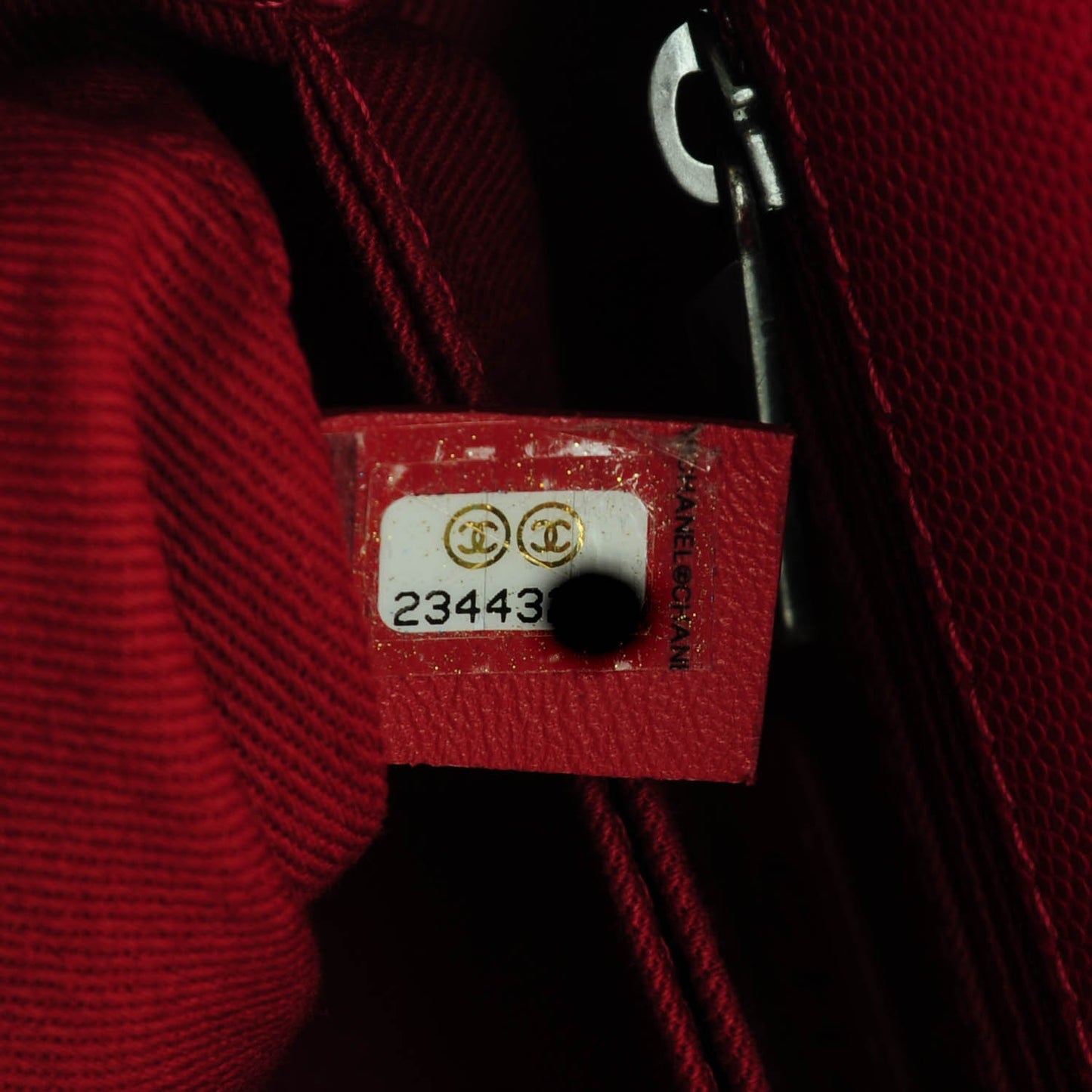 Caviar Quilted Mini Coco Handle Flap Red