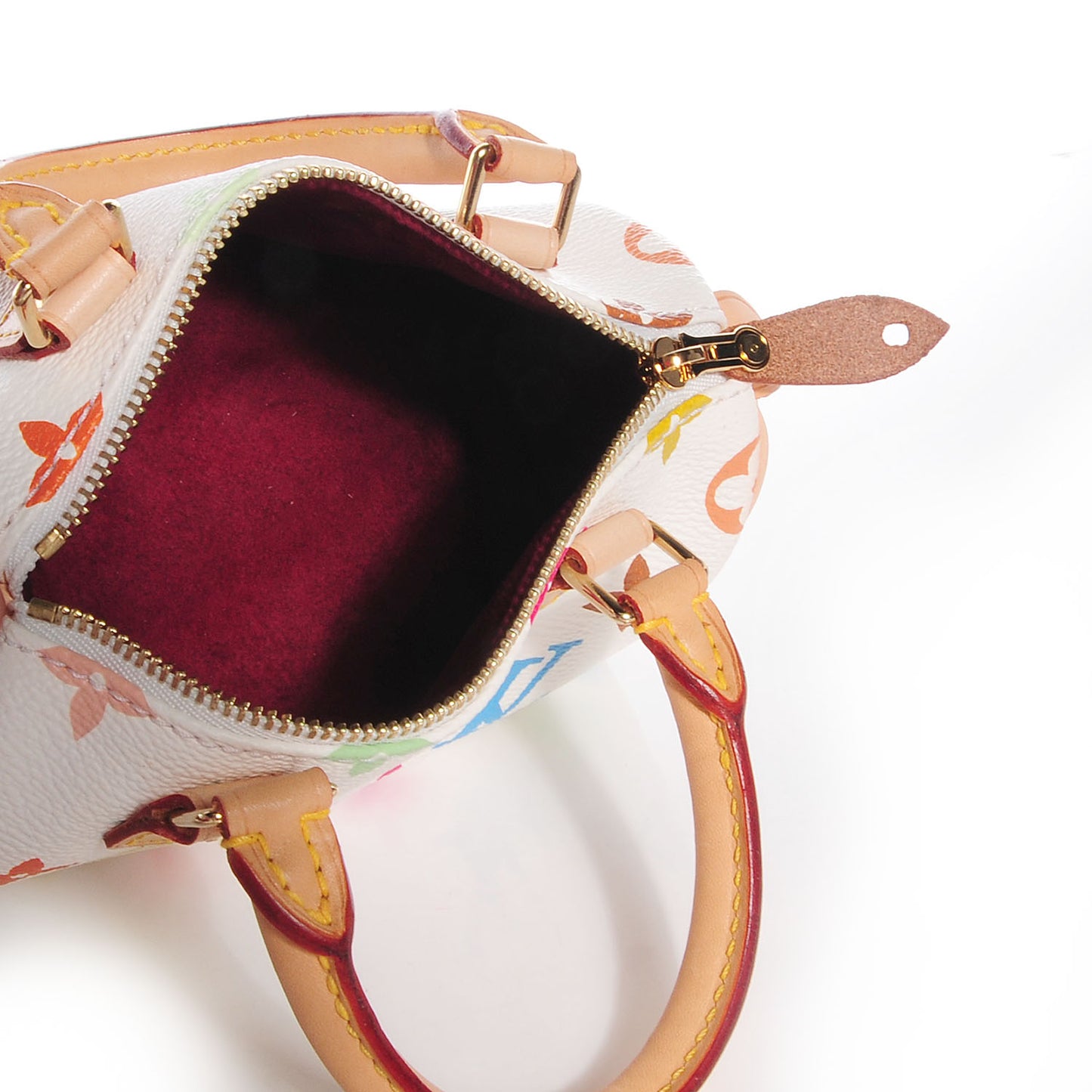 Monogram Multicolor Mini Sac HL Speedy White