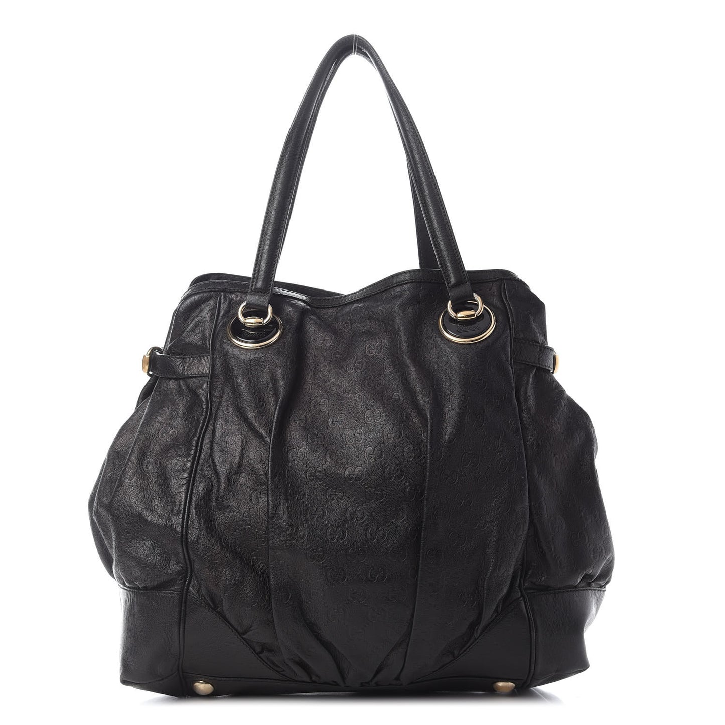 Guccissima Full Moon Tote Black