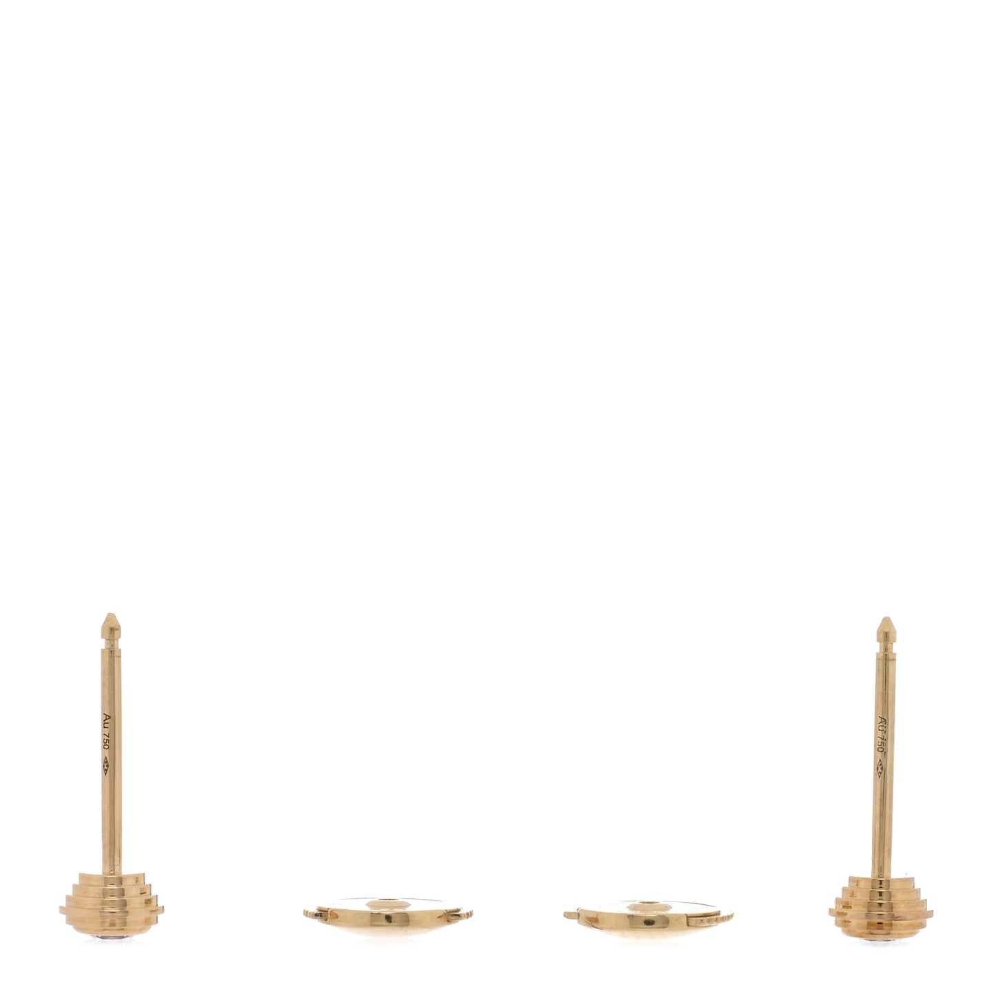 18K Yellow Gold Diamond D'Amour Earrings