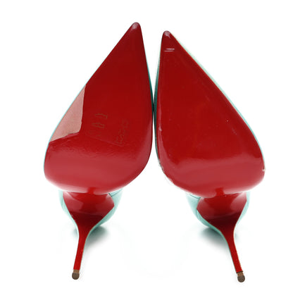 Christian Louboutin Patent So Kate 120 Pumps 38 Pacific 6 of 9
