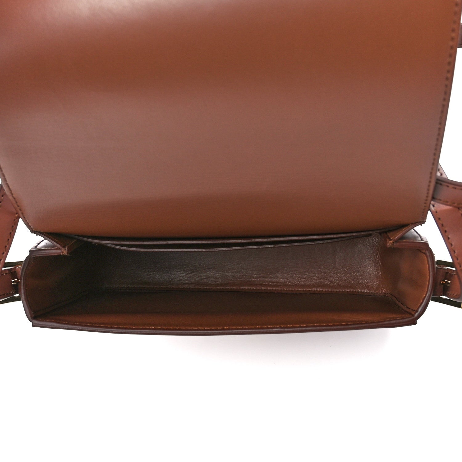Burberry Smooth Calfskin Two Tone Small Grace Bag Malt Brown Black 5 of 11