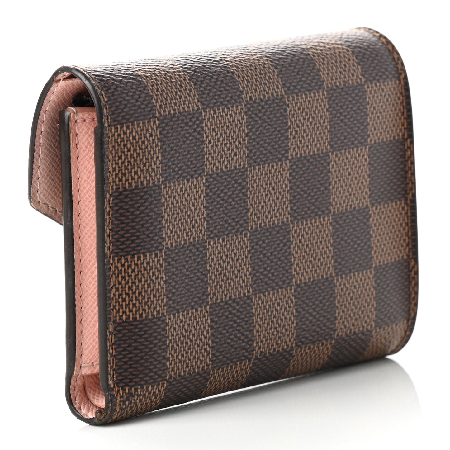 Damier Ebene Victorine Wallet Rose Ballerine