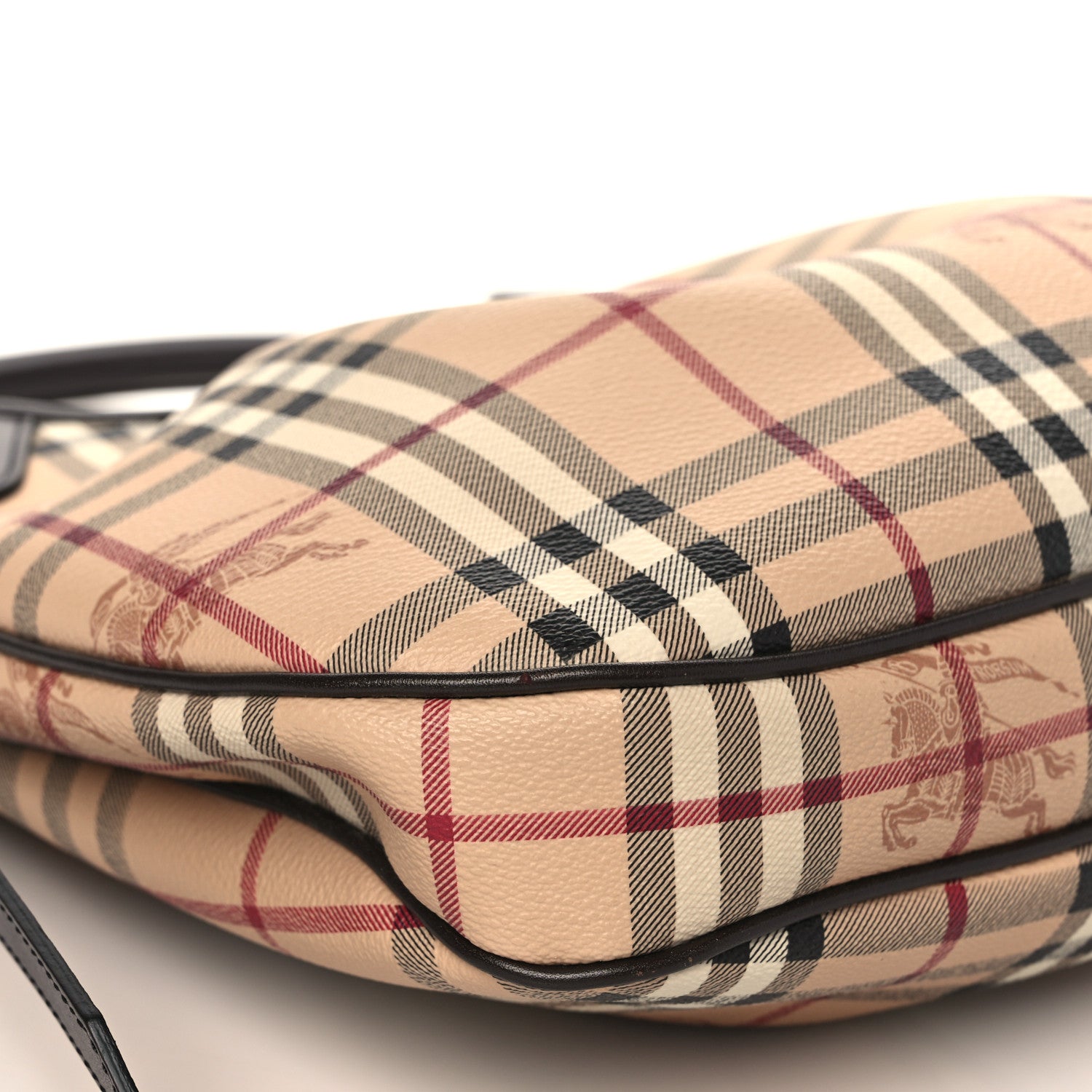 Burberry Haymarket Check Small Brooklyn Hobo Brown 6 of 8