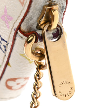 Louis Vuitton Monogram Multicolor Coeur Heart Coin Purse White 8 of 9