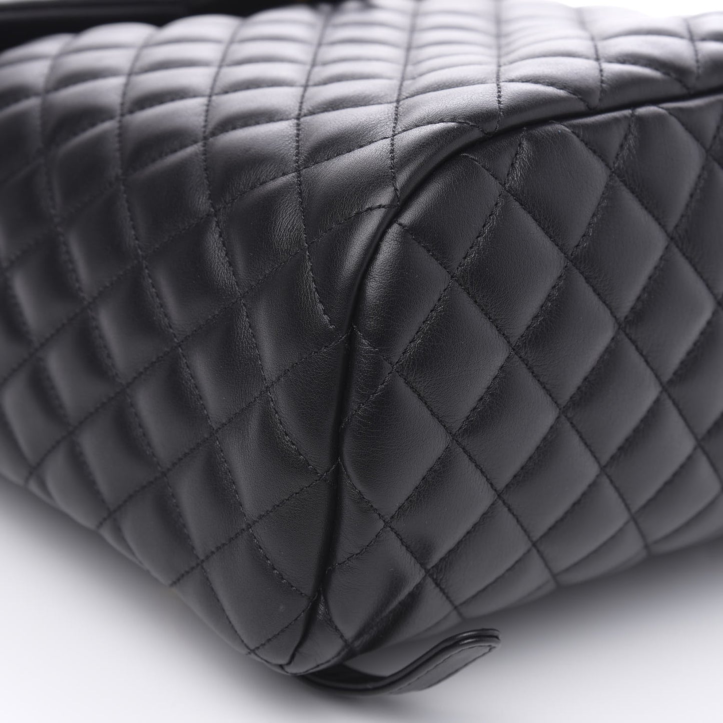 Calfskin Quilted Large Urban Spirit Backpack Black