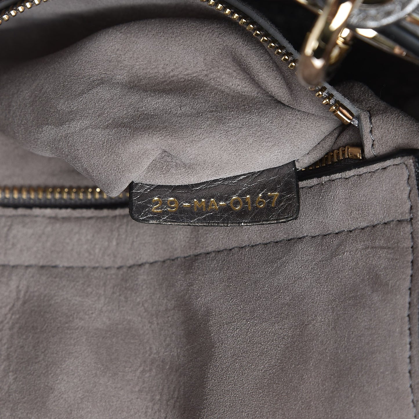 Metallic Grained Calfskin Cannage Small Supple Lady Dior Steel