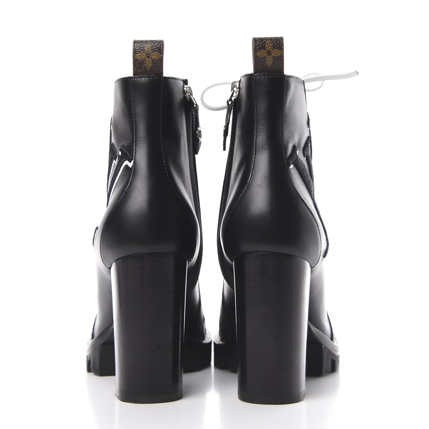Louis Vuitton Calfskin Star Trail Ankle Boots 39 Black 7 of 10