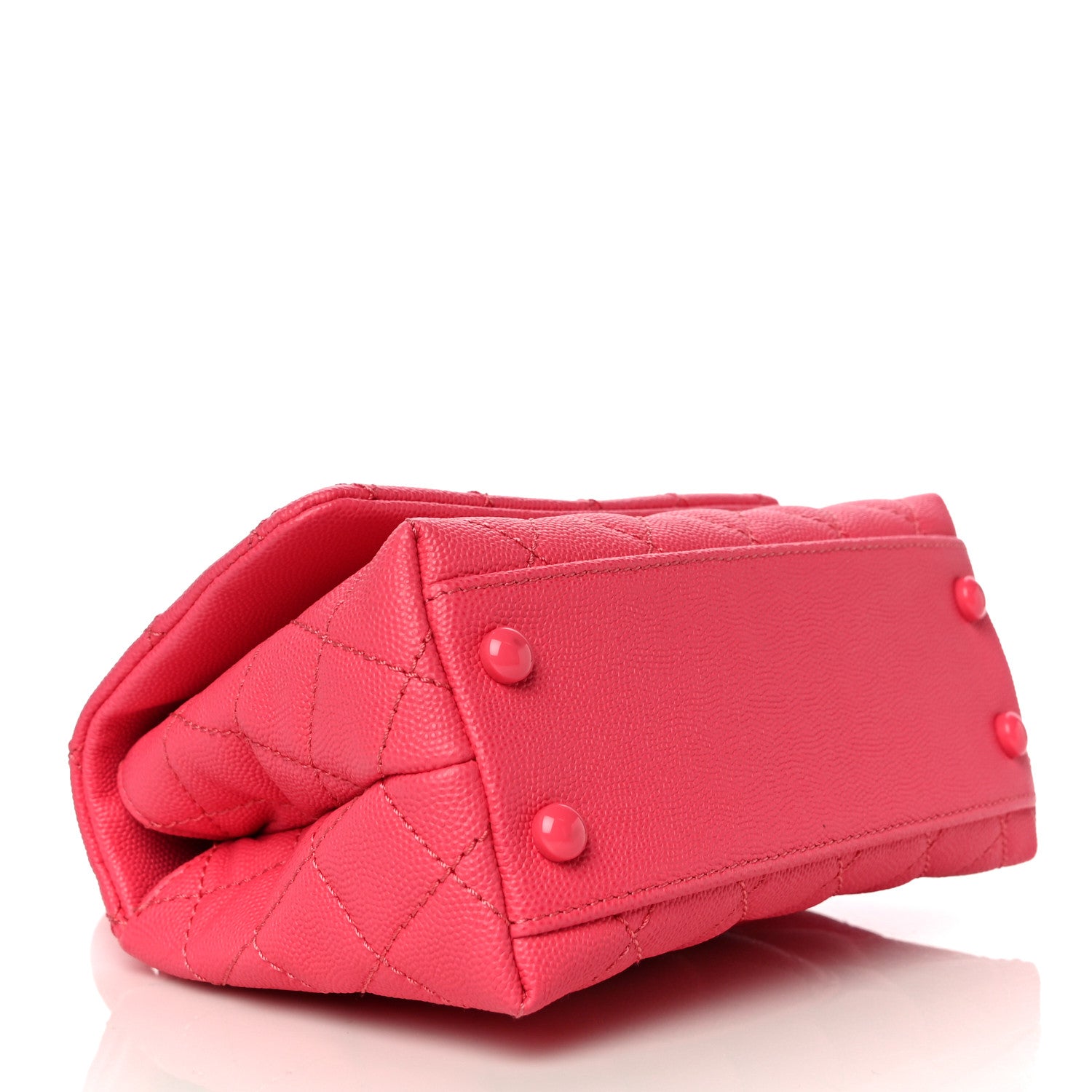 Chanel Caviar Quilted Incognito Extra Mini Coco Handle Flap Pink 4 of 11