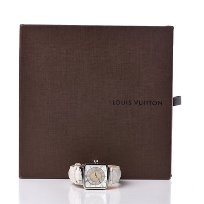 Louis Vuitton Stainless Steel Alligator Mother of Pearl 28mm Speedy Magic Quartz Watch 7 of 7