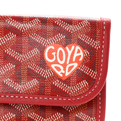 Goyard Goyardine Saint Louis Pouch Red 6 of 6