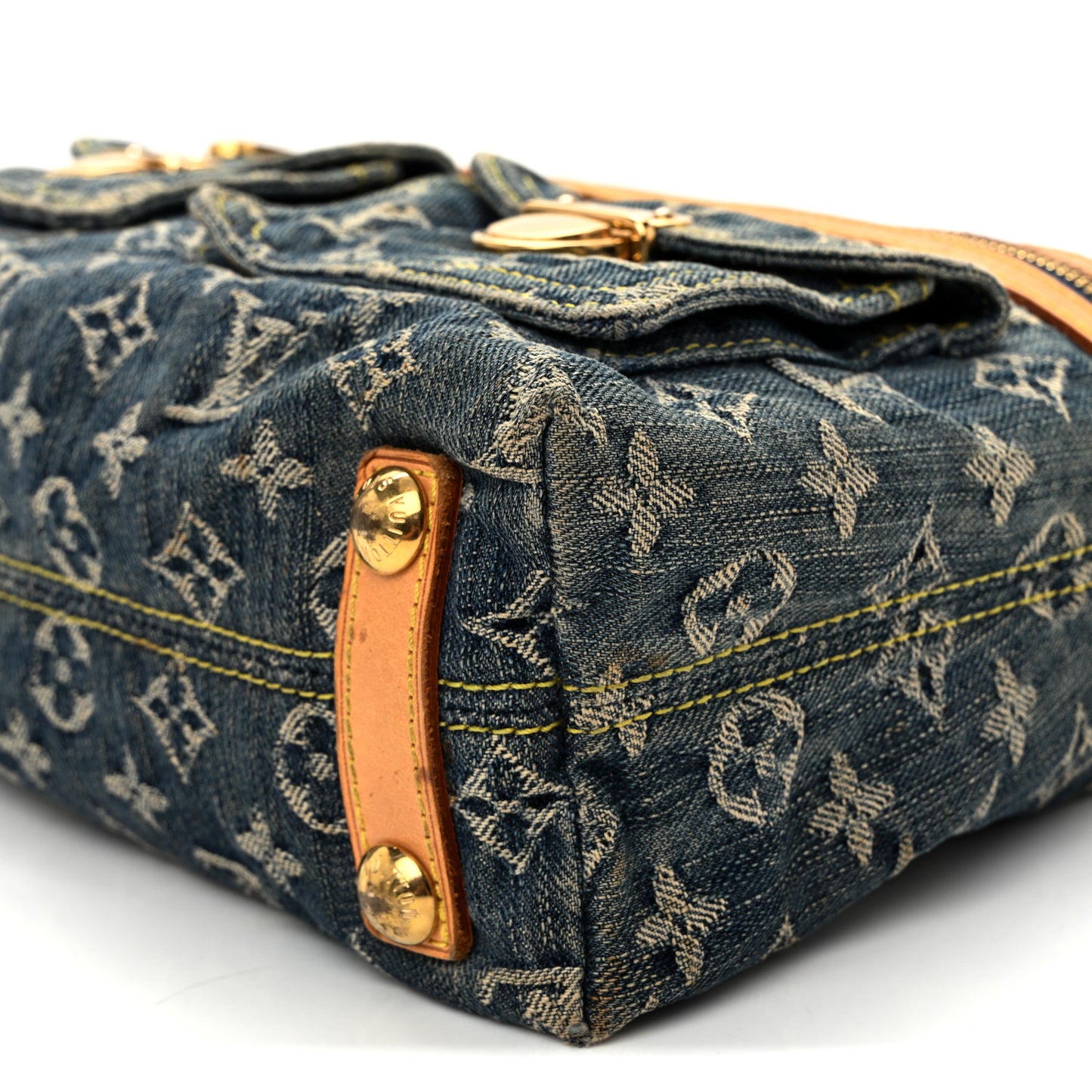 Monogram Denim Baggy PM Blue