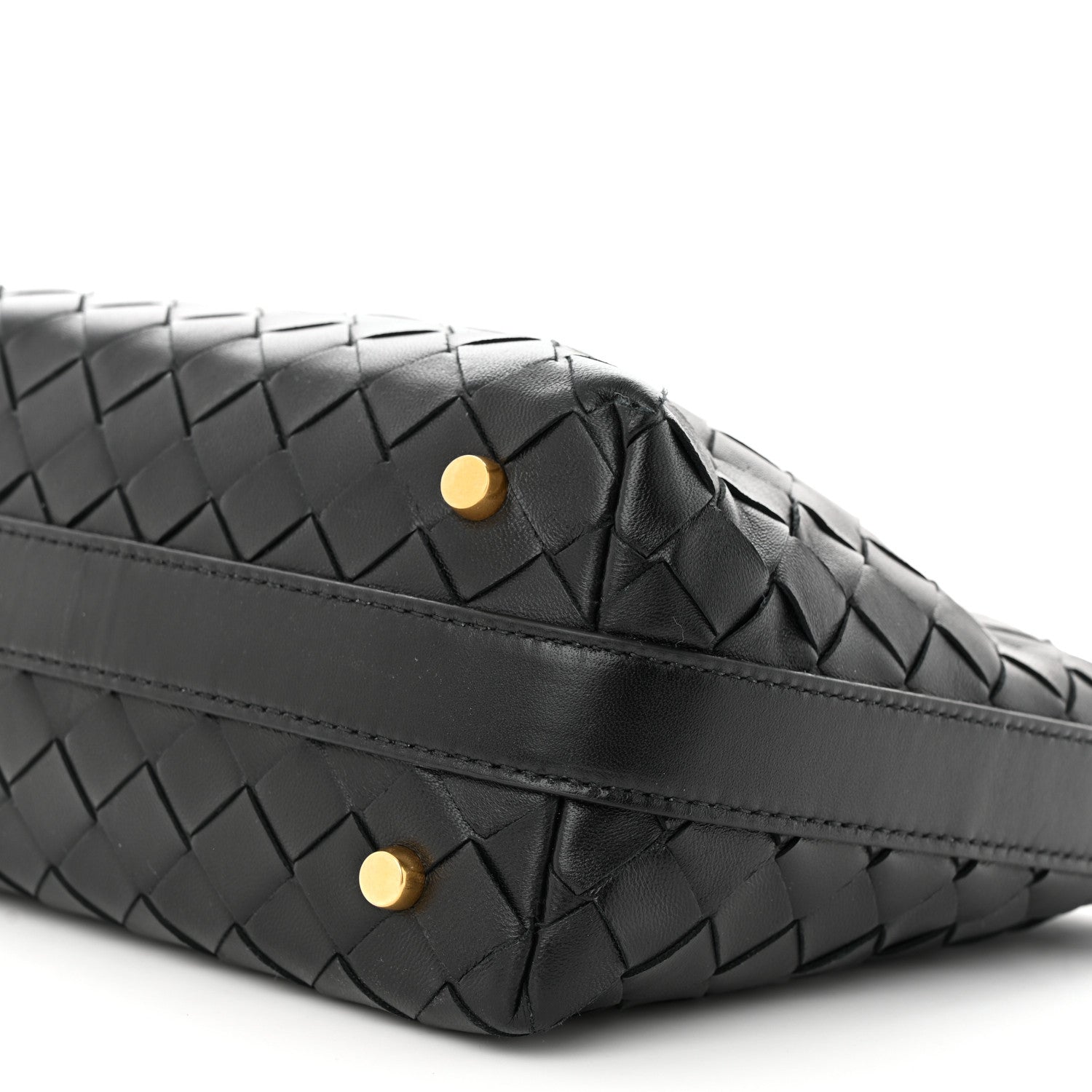 Bottega Veneta Calfskin Nappa Intrecciato Mini Wallace Black 10 of 10