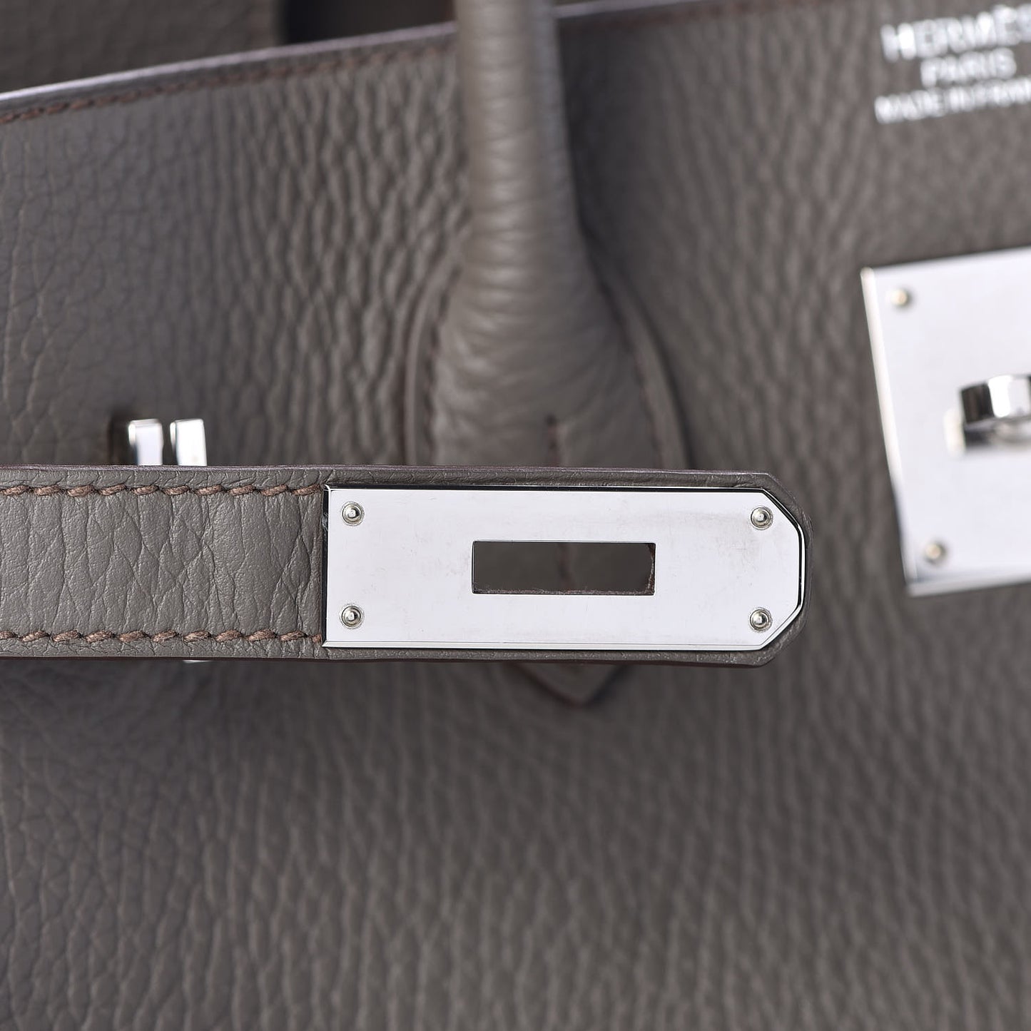 Taurillon Clemence Birkin 35 Taupe