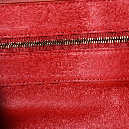 Celine Lambskin Horizontal Cabas Magenta 5 of 8