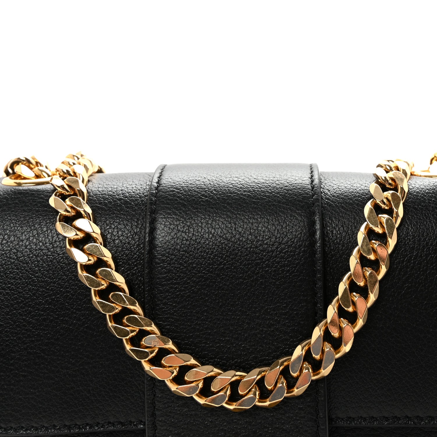 Celine Supple Calfskin Mini Victoire Bag Black 1866219 – FASHIONPHILE