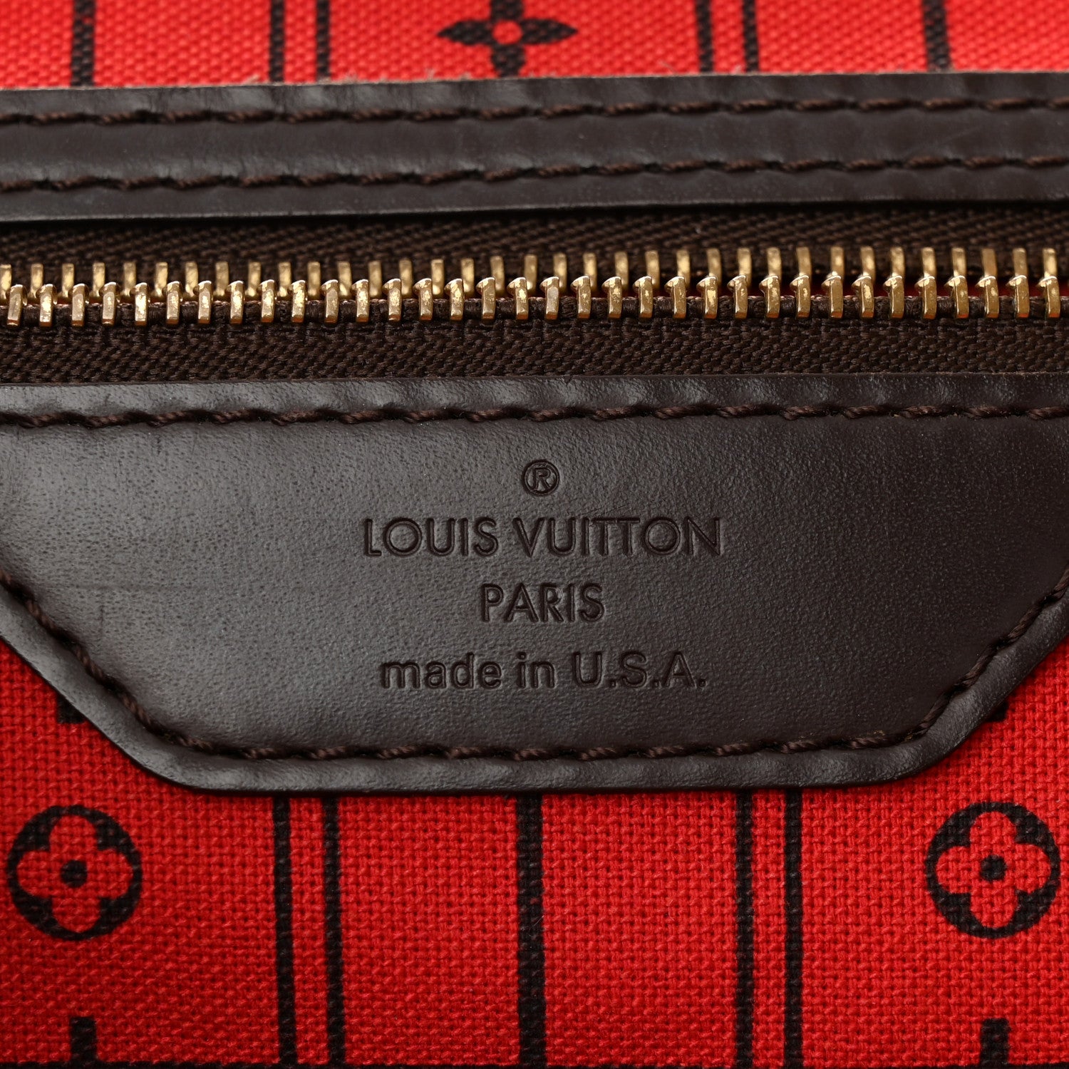 Louis Vuitton Damier Ebene Neverfull MM 6 of 10