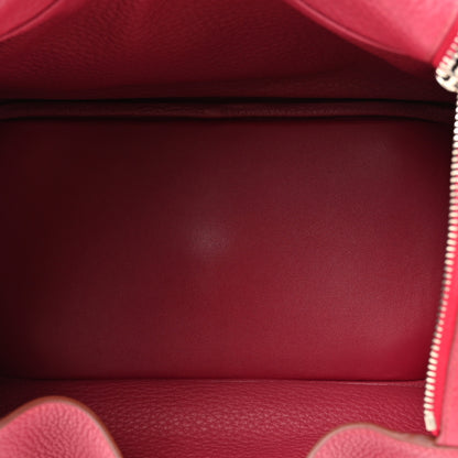 Hermes Taurillon Clemence Lindy 30 Rubis 9 of 25