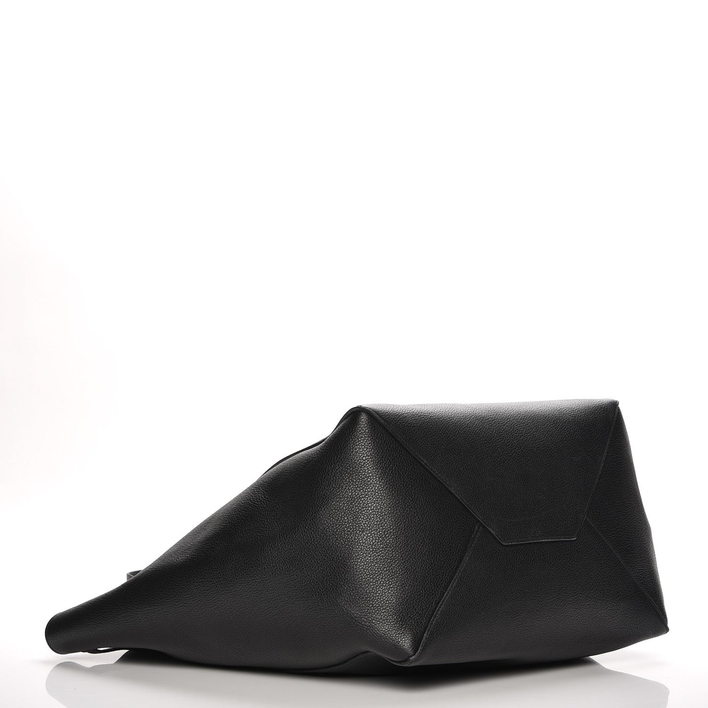Soft Grained Calfskin Medium Belt Cabas Phantom Black