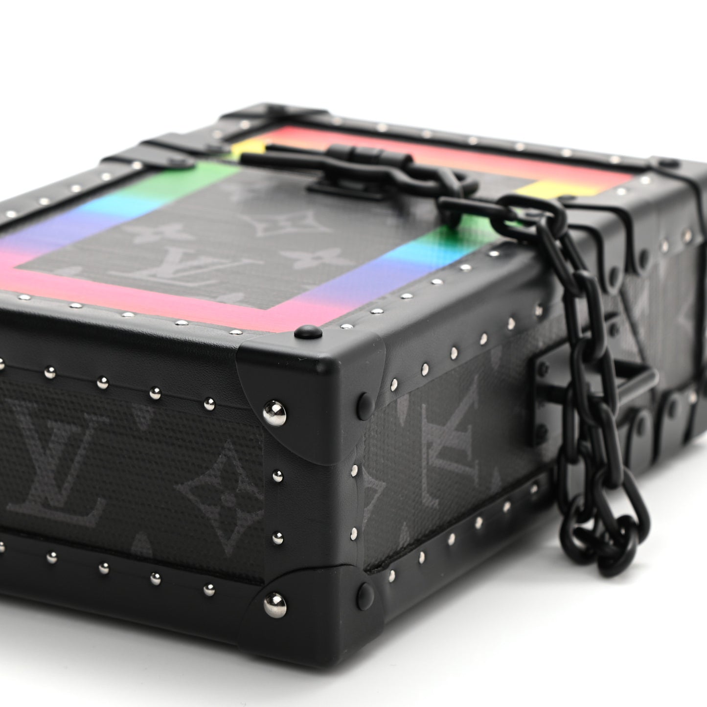 Monogram Eclipse Rainbow Vertical Trunk Black