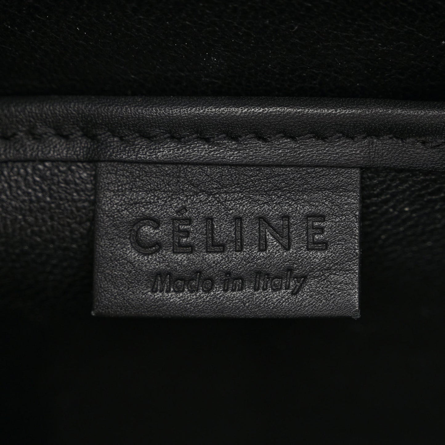 Smooth Calfskin Nano Luggage Black