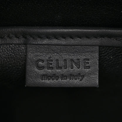 Celine Smooth Calfskin Nano Luggage Black 6 of 10