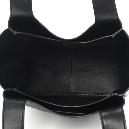 Prada Vitello Daino Soft Medium Dynamique Tote Black 4 of 8