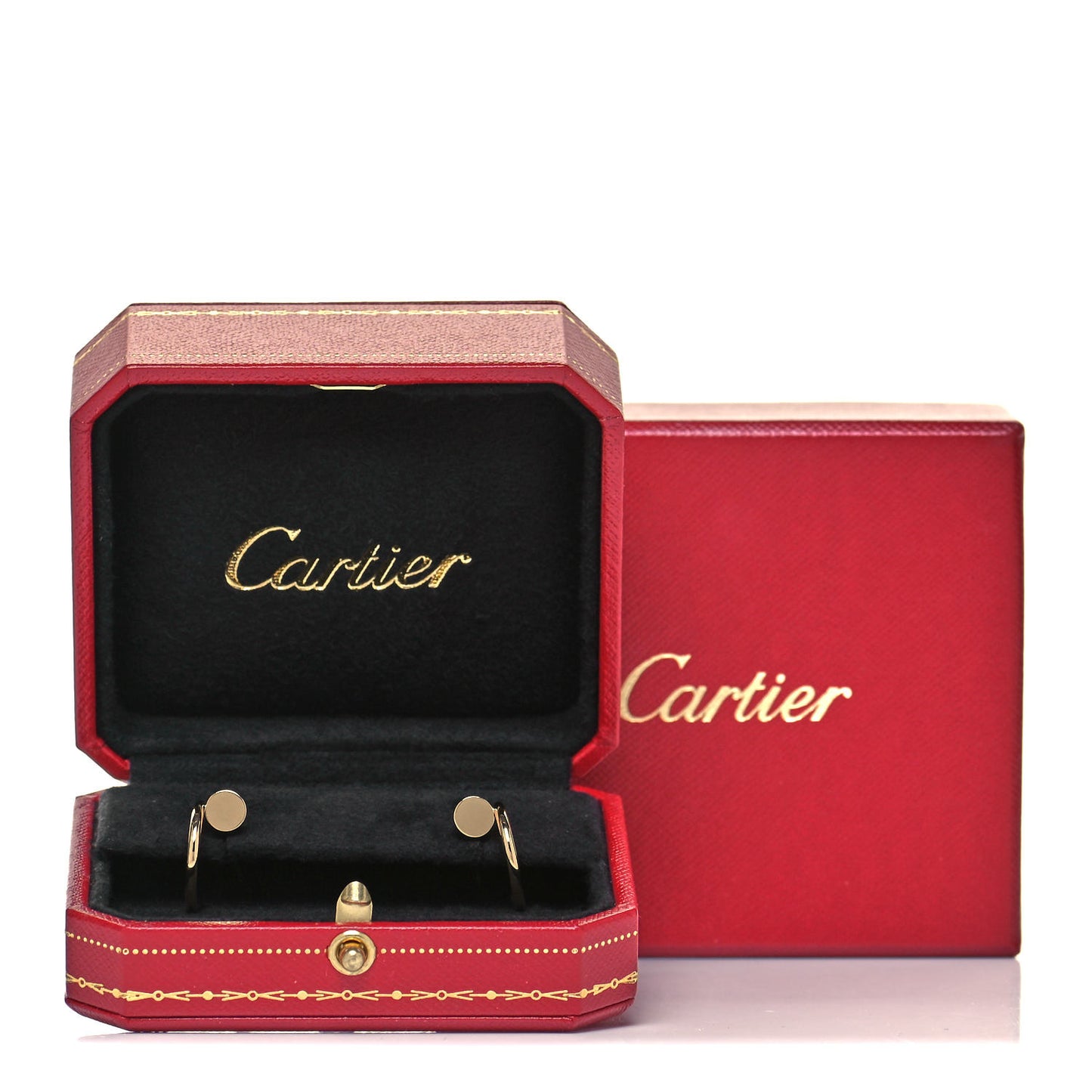 18K Yellow Gold Juste Un Clou Hoop Earrings