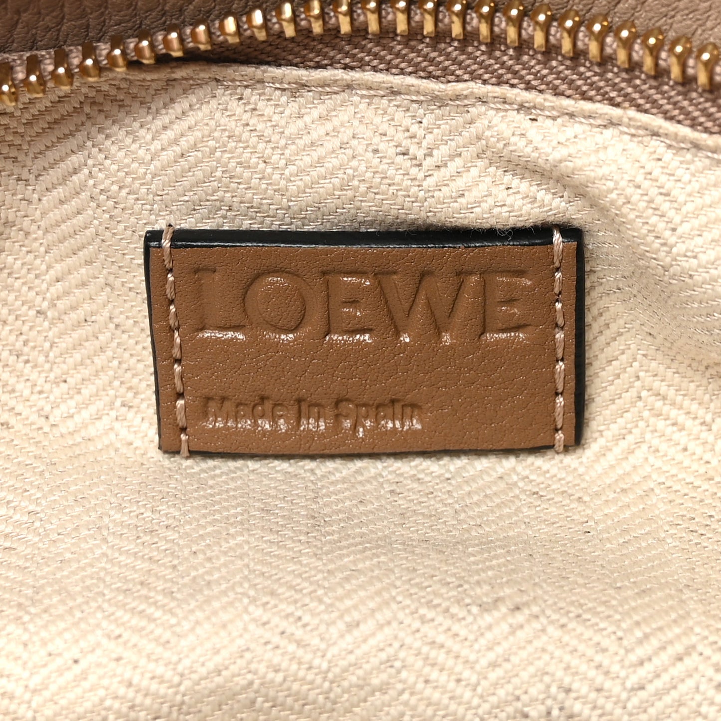 Grained Calfskin Small Puzzle Bag Sand Mink