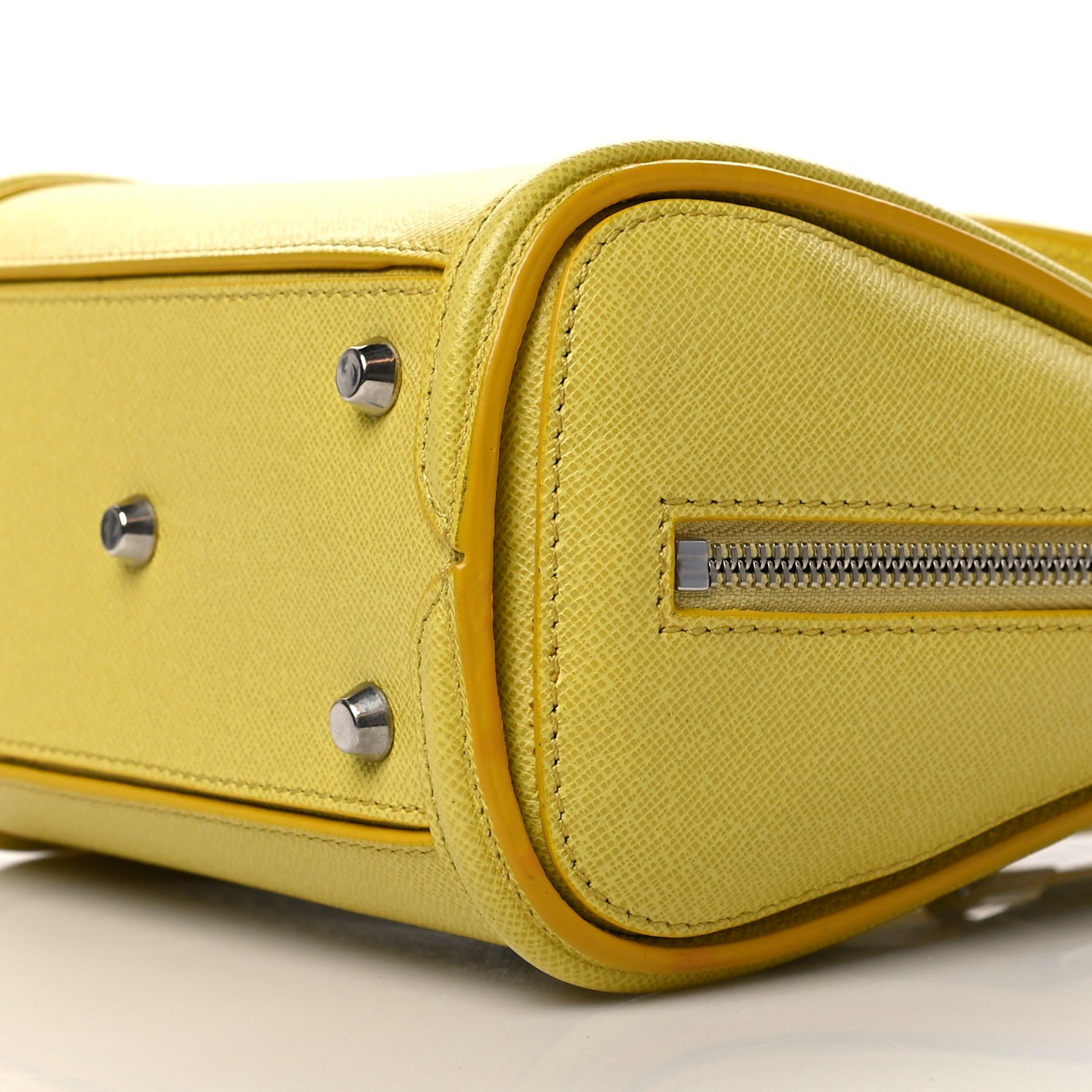 Alexander McQueen Calfskin Mini Heroine Yellow 11 of 13