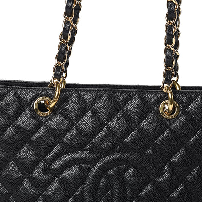 Chanel Caviar Quilted Grand Shopping Tote GST Black 10 of 10