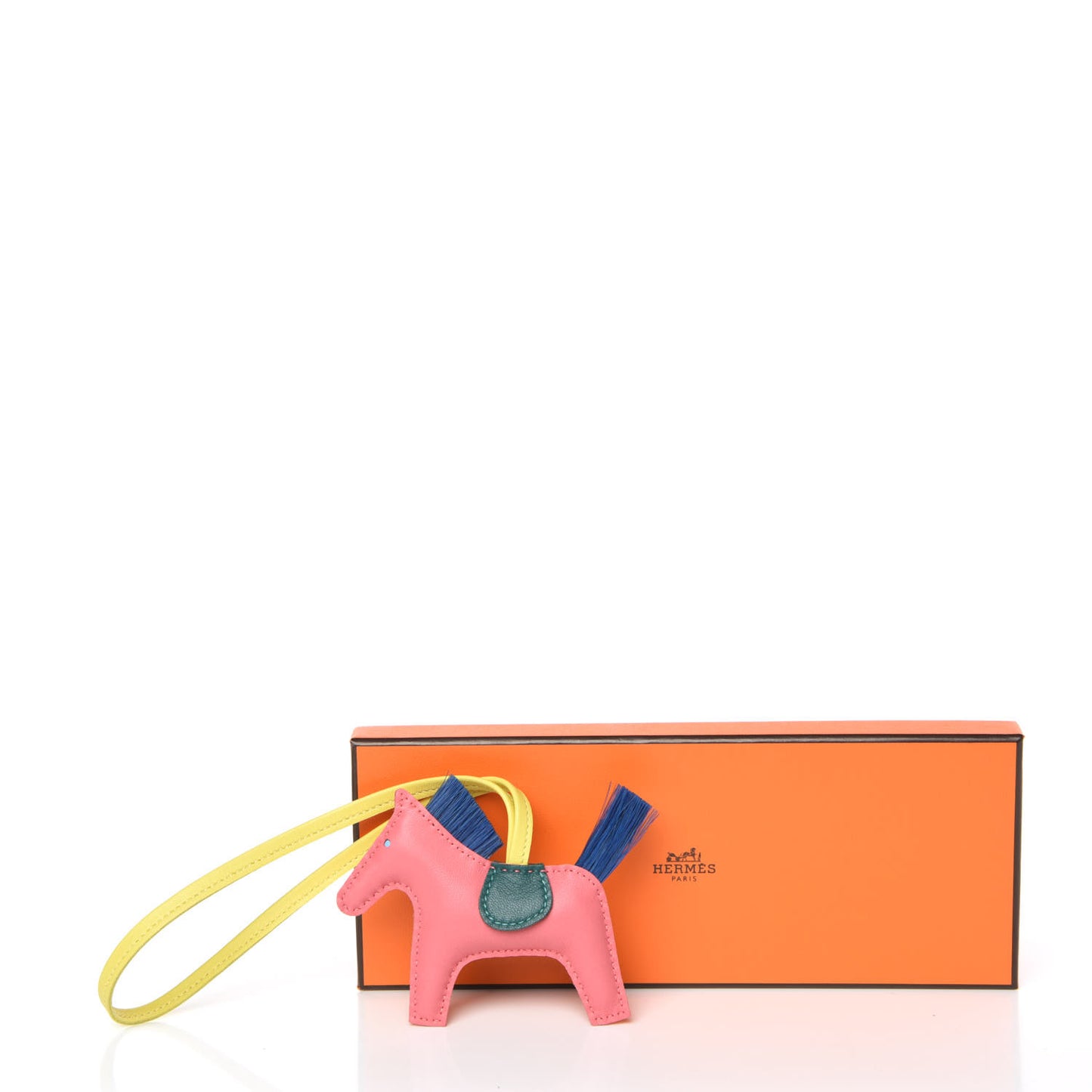 Milo Lambskin Horsehair Grigri Rodeo Horse Bag Charm PM Rose Azalee Malachite Lime Celeste
