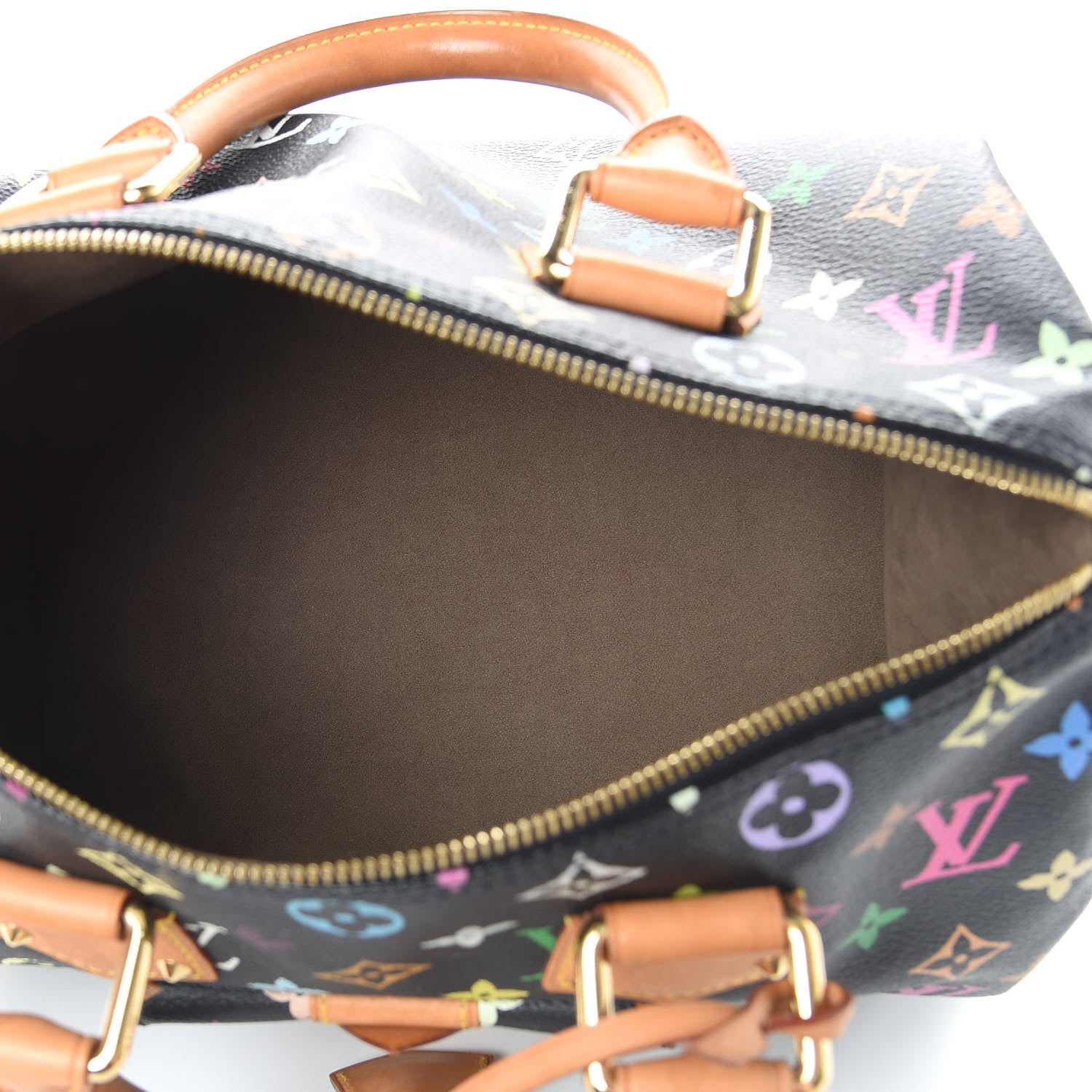 Louis Vuitton Monogram Multicolor Speedy 30 Black 5 of 16