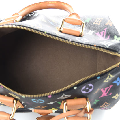 Louis Vuitton Monogram Multicolor Speedy 30 Black 5 of 16