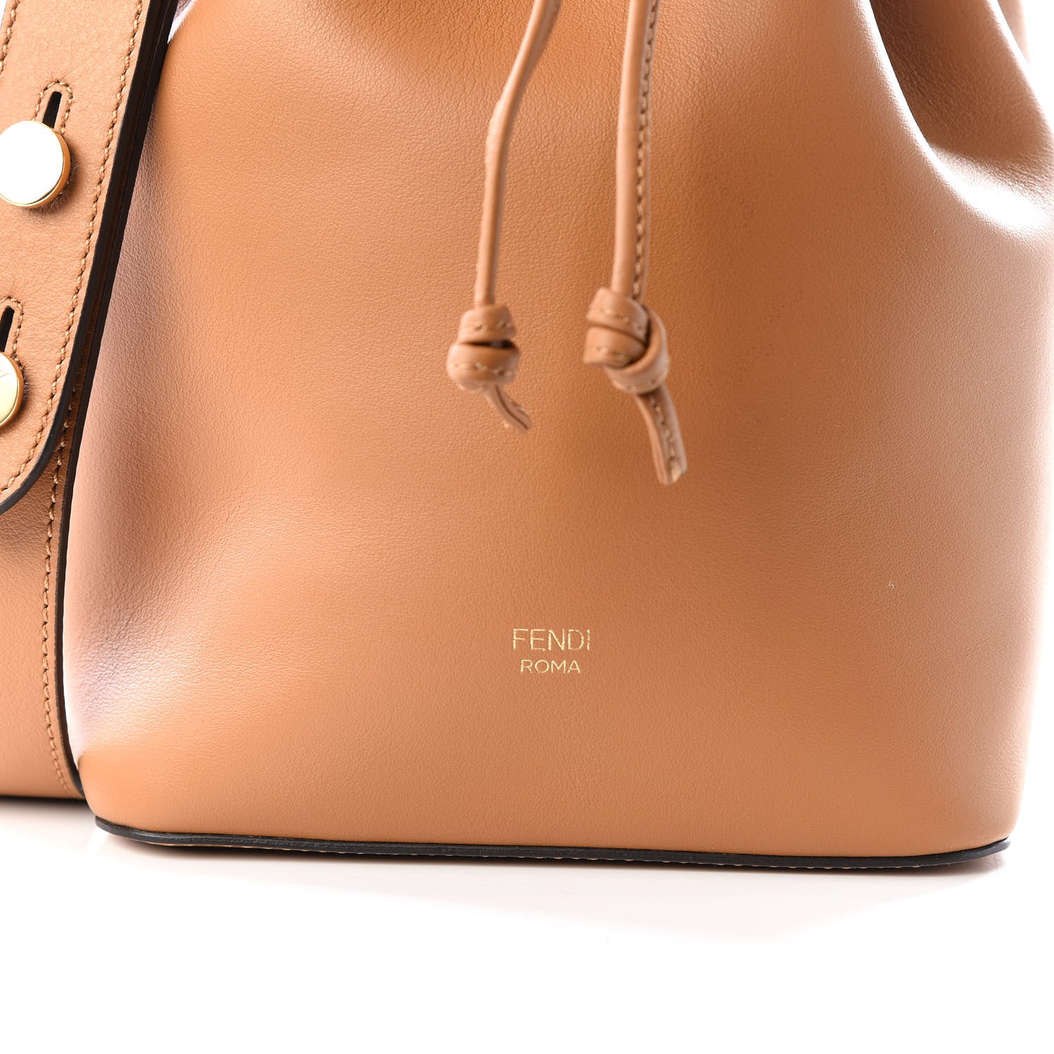Fendi Vitello Grace Matte F is Fendi Grande Mon Tresor Bucket Bag Nocciola 12 of 13