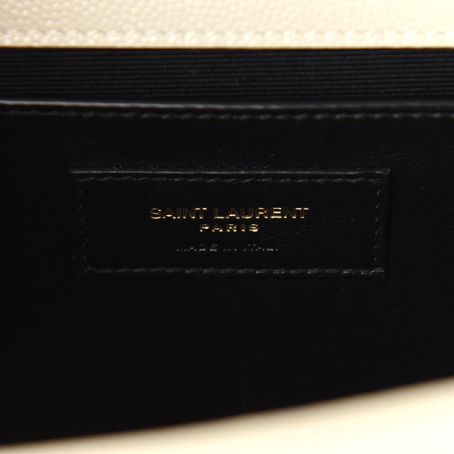 Grain De Poudre Medium Classic Monogram Kate Satchel Crema Soft