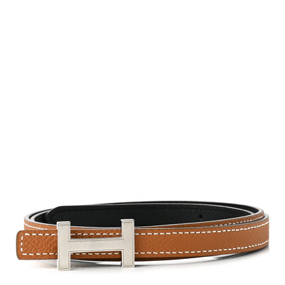 Hermes Swift Epsom 13mm Focus Belt 85 Black Gold 2 of 6