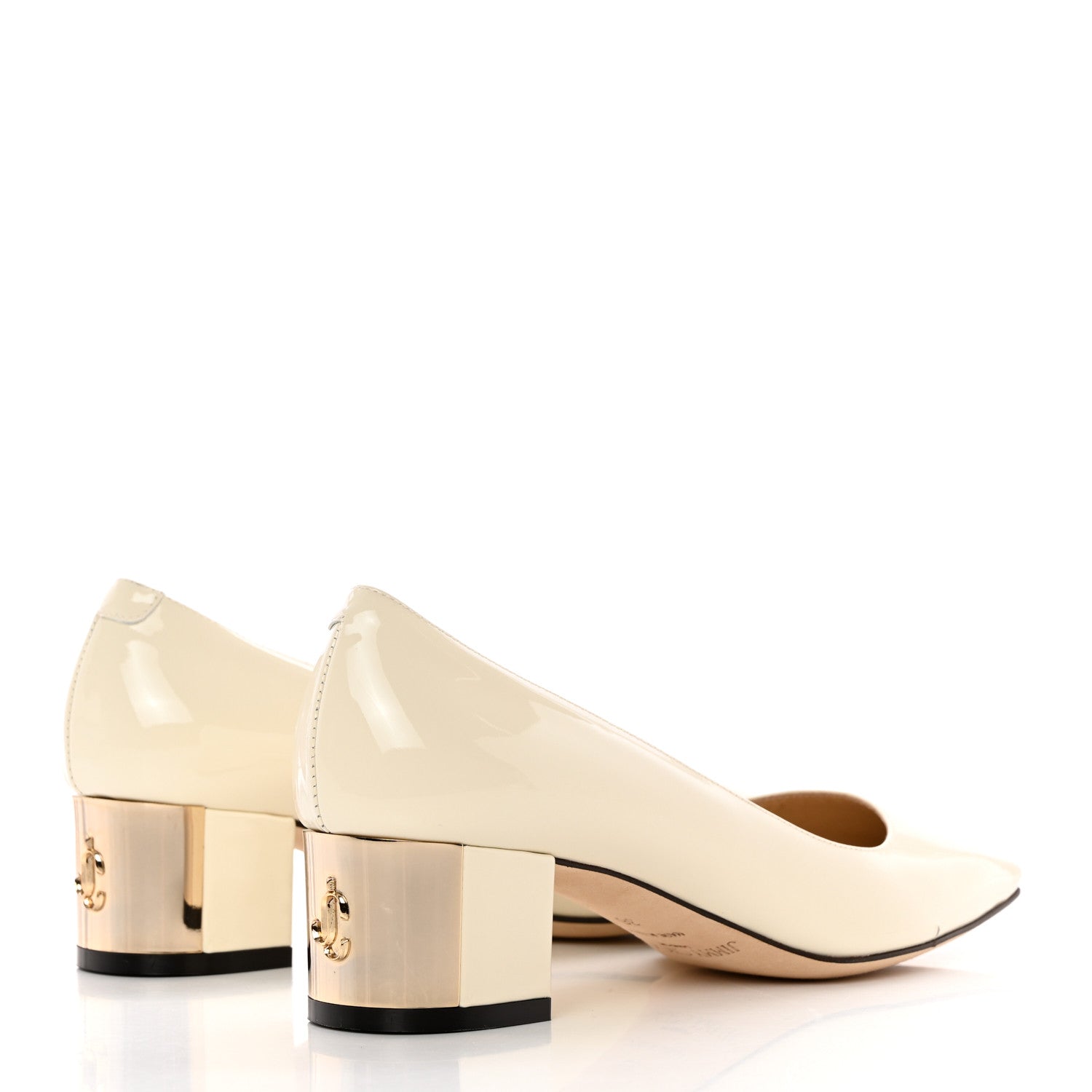 Jimmy Choo Patent Rydea 45 Pumps 36 White 5 of 14