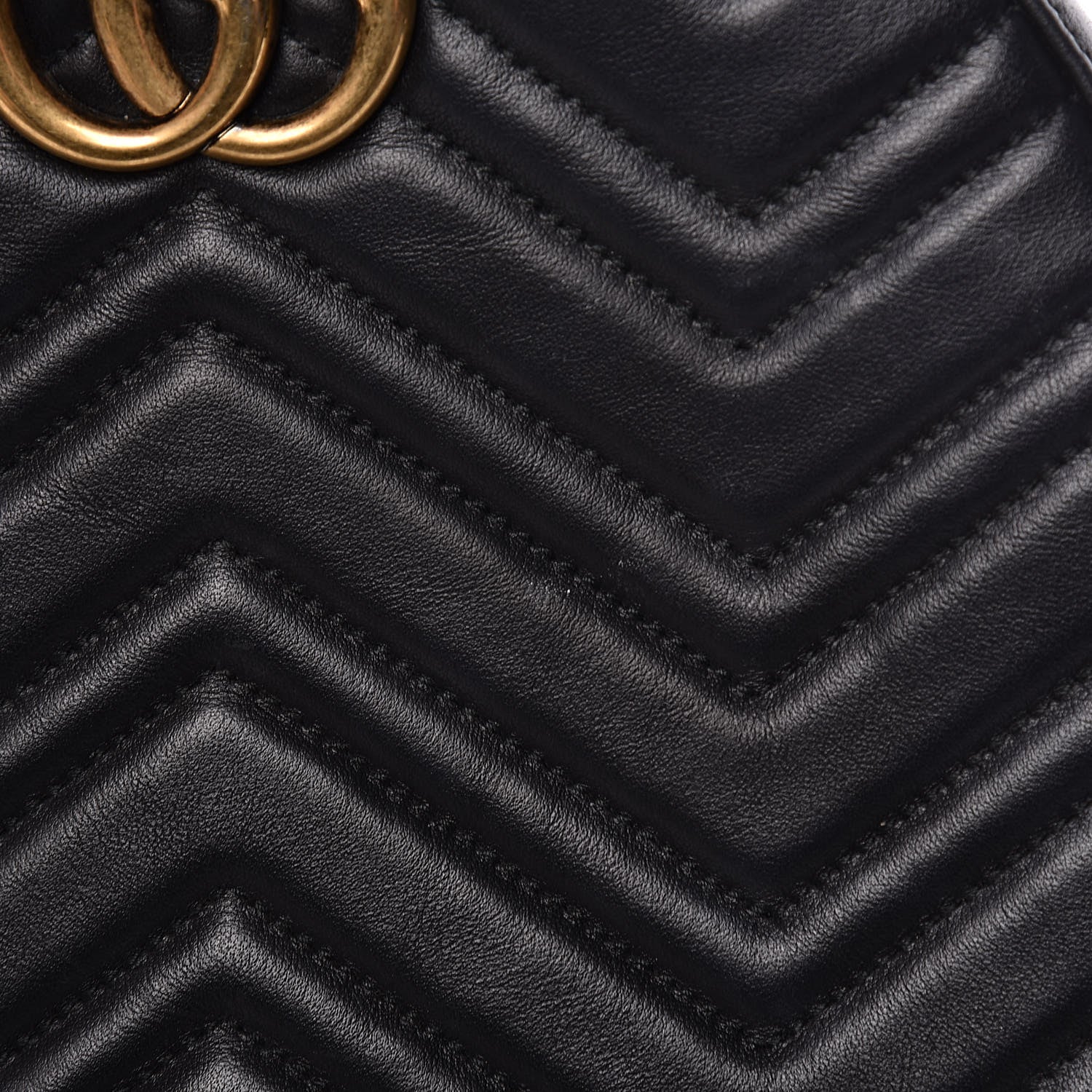 Gucci Calfskin Matelasse GG Marmont Backpack Black 8 of 12