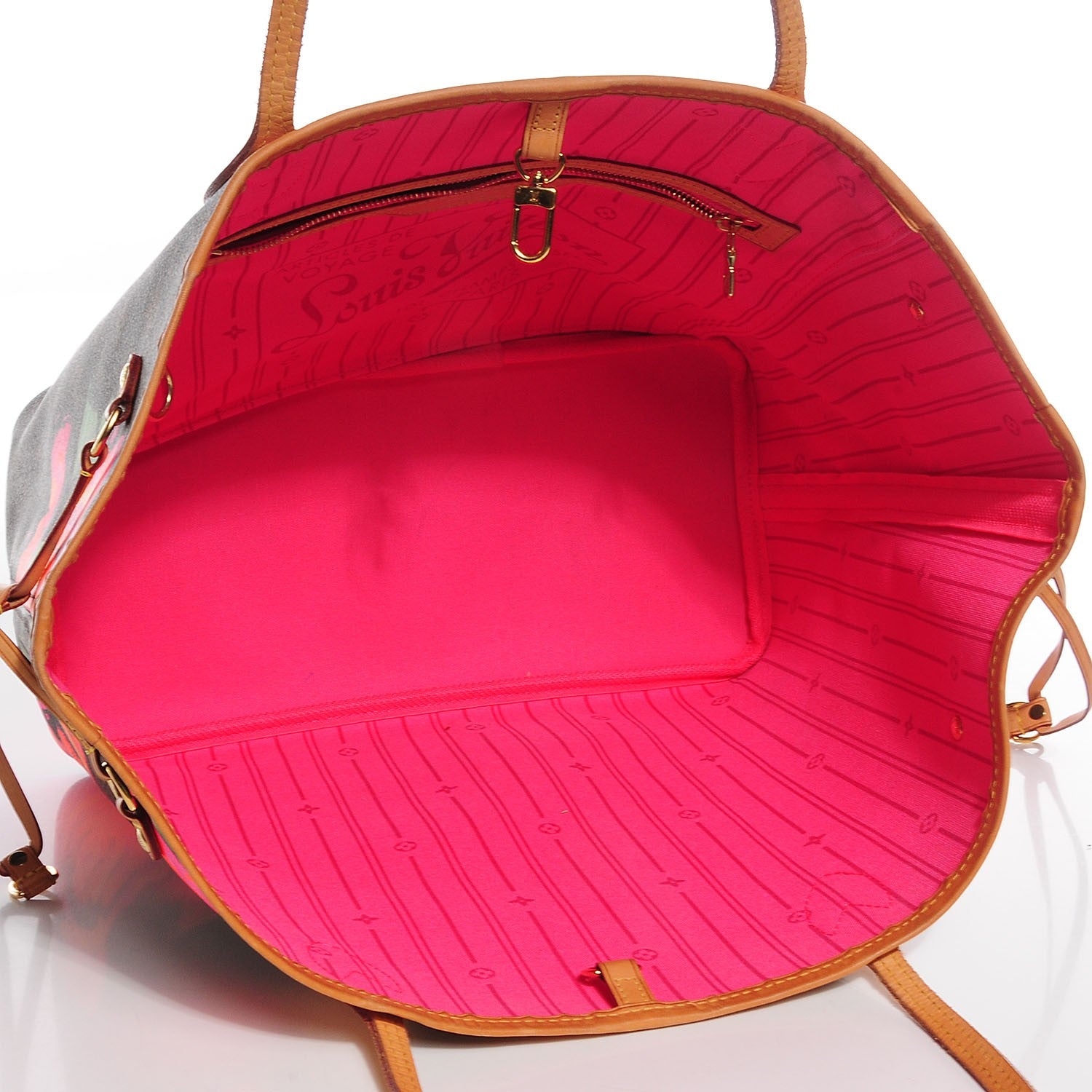 Louis Vuitton Monogram Roses Neverfull MM 5 of 7