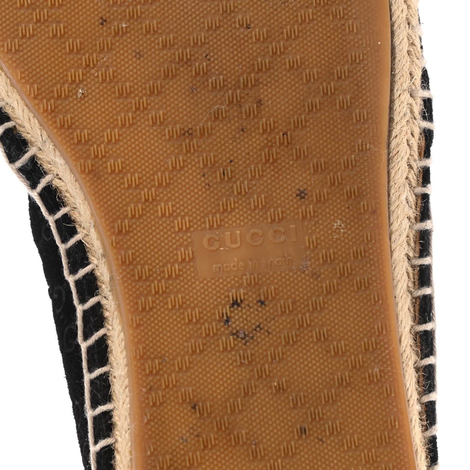 Gucci Suede Microguccissima Espadrilles 39.5 Black 6 of 9