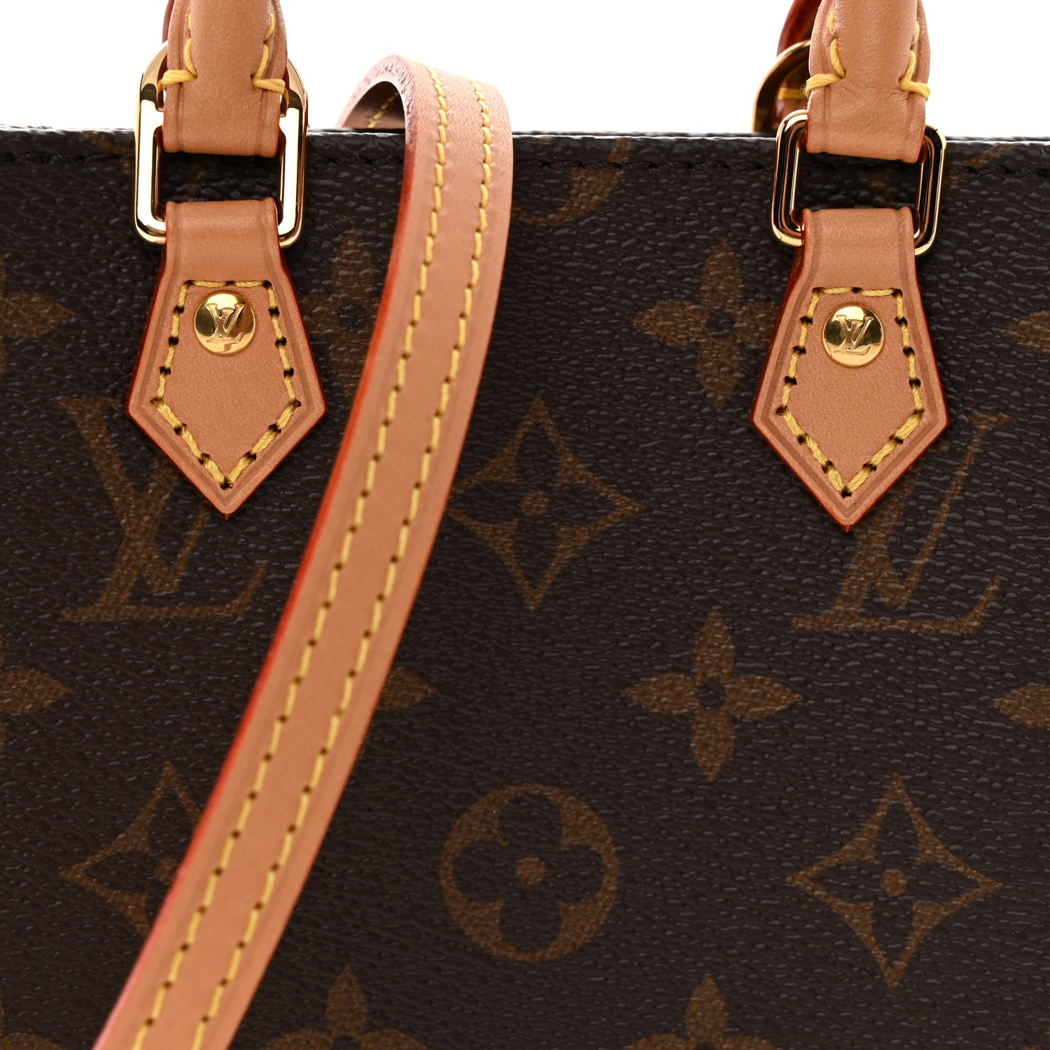 Louis Vuitton Monogram Petit Sac Plat 7 of 9