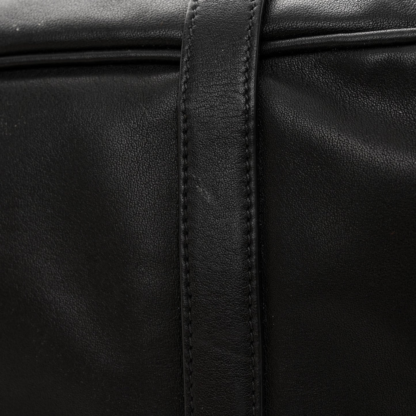 Soft Calfskin Shoulder Bag Black