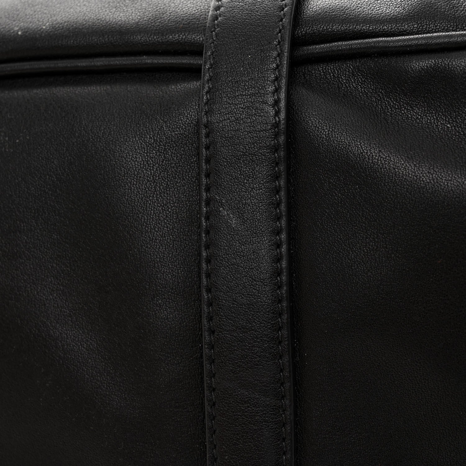Prada Soft Calfskin Shoulder Bag Black 10 of 10