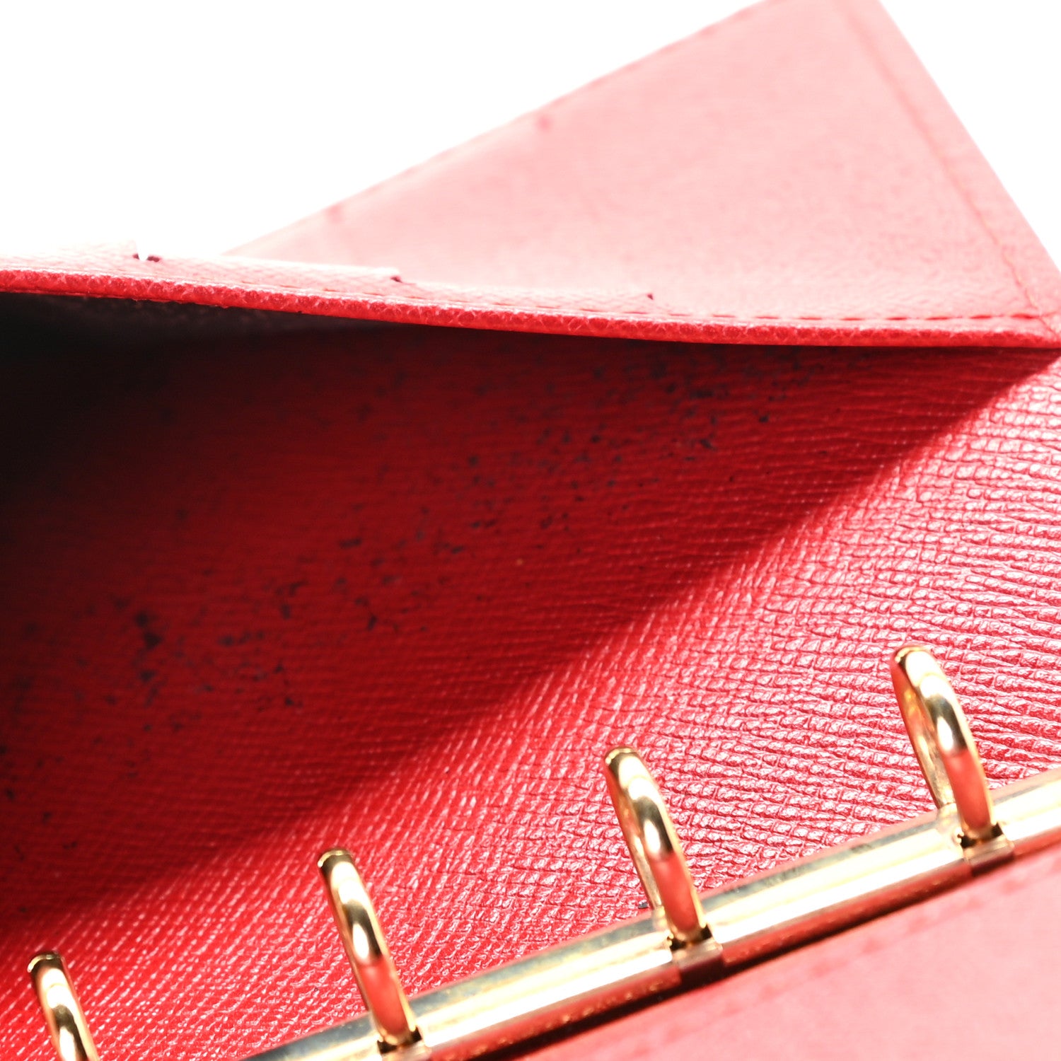 Louis Vuitton Epi Small Ring Agenda Cover Castillan Red 10 of 10