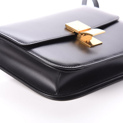 Celine Box Calfskin Medium Classic Box Flap Bag Black 6 of 7