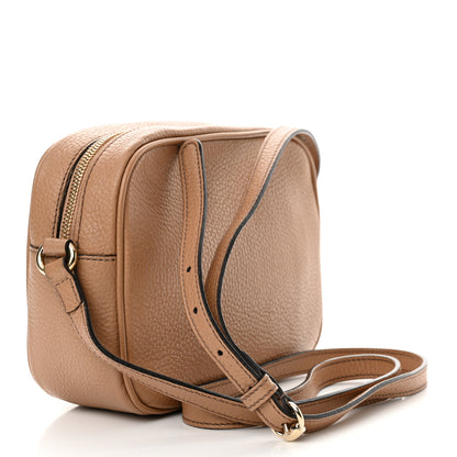 Gucci Pebbled Calfskin Small Soho Disco Bag Camelia 3 of 13